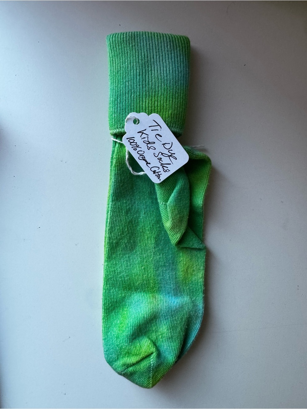 The Organic Company Organic Cotton 🌏 Earth Tie-Dye Crew Socks - NWT